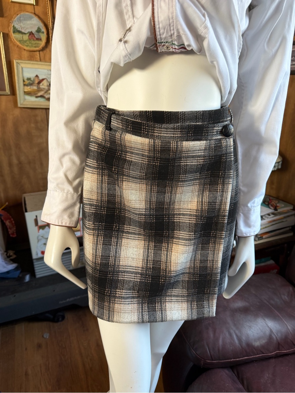Catherine Malandrino Plaid Skirt